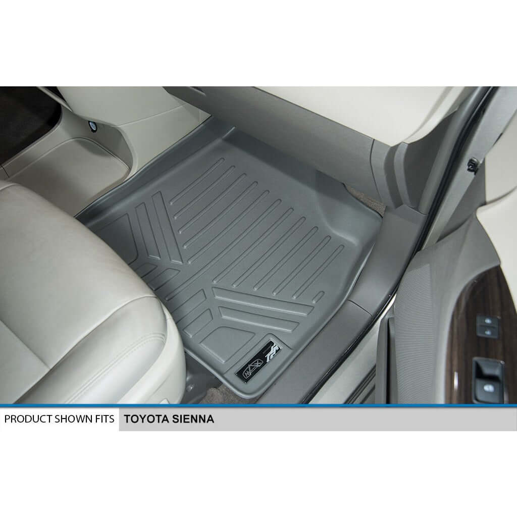 SMARTLINER Custom Fit Floor Liners For 2013-2020 Toyota Sienna (8 Passenger Model) Smartliner USA