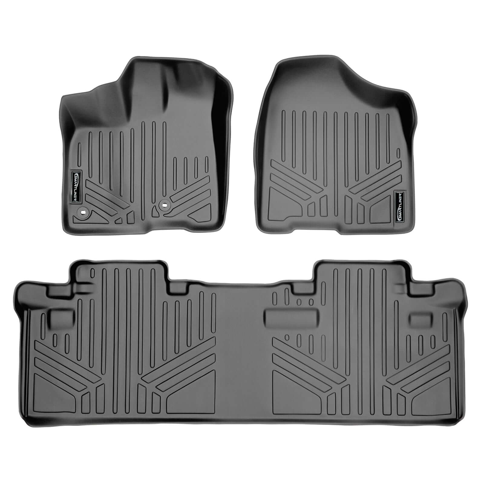 SMARTLINER Custom Fit Floor Liners For 2013-2020 Toyota Sienna (8 Passenger Model) Smartliner USA
