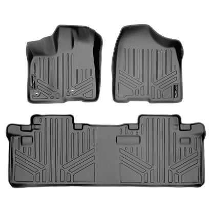 SMARTLINER Custom Fit Floor Liners For 2013-2020 Toyota Sienna (8 Passenger Model) Smartliner USA