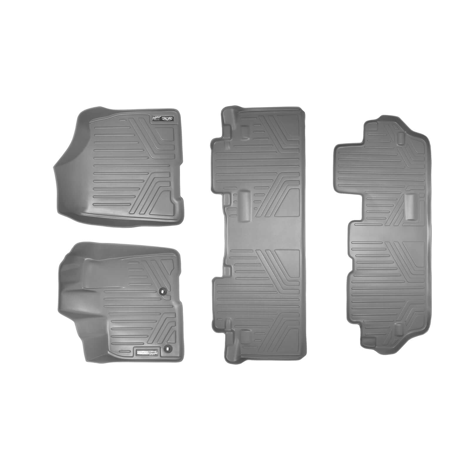 SMARTLINER Custom Fit Floor Liners For 2013-2020 Toyota Sienna (8 Passenger Model) Smartliner USA