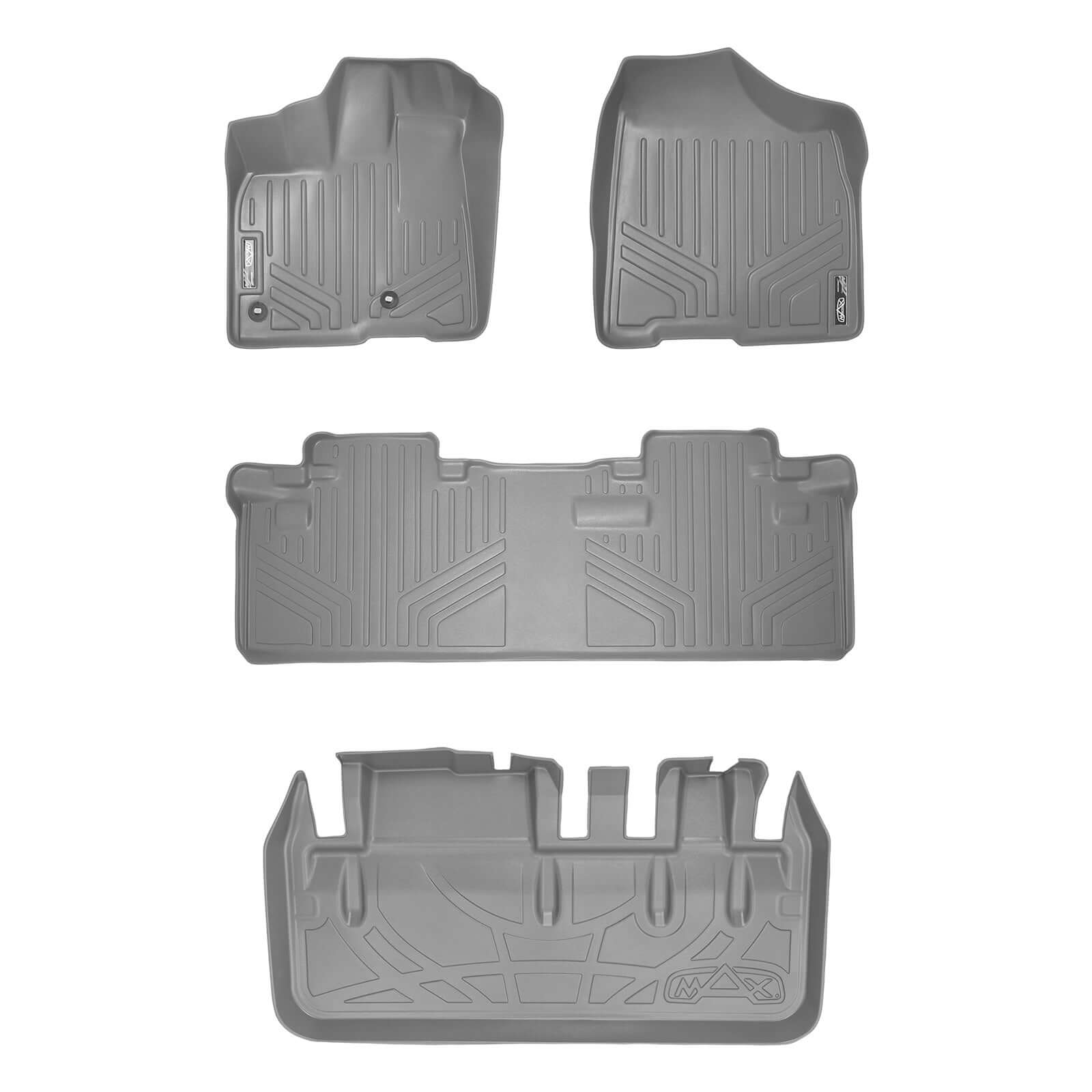 SMARTLINER Custom Fit Floor Liners For 2013-2020 Toyota Sienna (8 Passenger Model) Smartliner USA