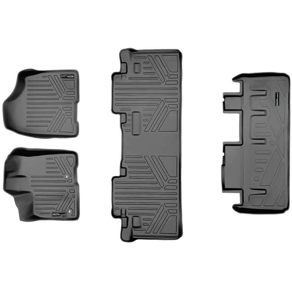 SMARTLINER Custom Fit Floor Liners For 2013-2020 Toyota Sienna (8 Passenger Model) Smartliner USA
