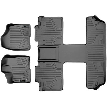 Smart Trim™ Custom Fit Floor Liners For 2013 2020 Toyota Sienna 7 Passenger Model Smartliner USA