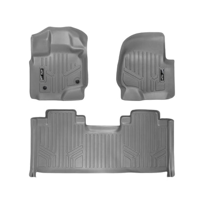 SMARTLINER Custom Fit Floor Liners For 2015-2025 Ford F-150 SuperCab with 1st Row Bucket Seats Vinyl Flooring Smartliner USA