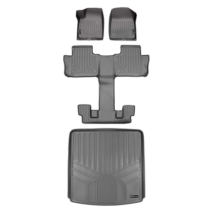 SMARTLINER Custom Fit Floor Liners For Black for 2020-2025 Cadillac XT6 Smartliner USA