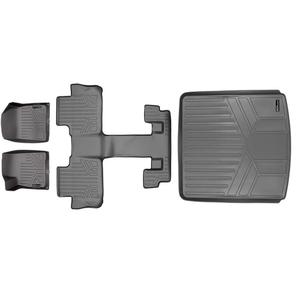 SMARTLINER Custom Fit Floor Liners For 2017-2023 GMC Acadia with 2nd Row Bucket Seats Smartliner USA