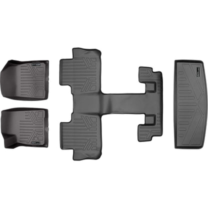 SMARTLINER Custom Fit Floor Liners For 2017-2023 GMC Acadia with 2nd Row Bucket Seats Smartliner USA