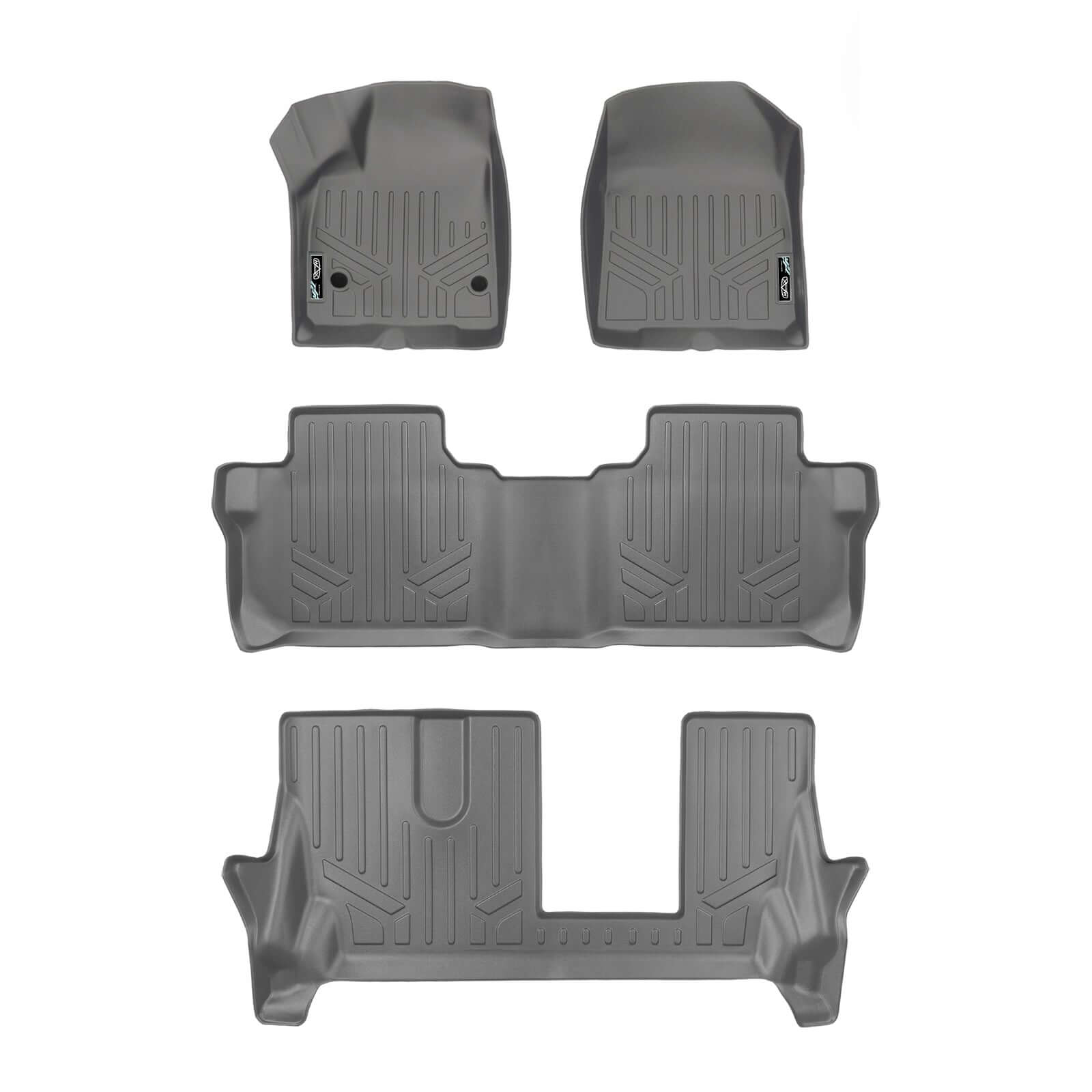 SMARTLINER Custom Fit Floor Liners For 2017-2023 GMC Acadia (7 Passenger) Smartliner USA