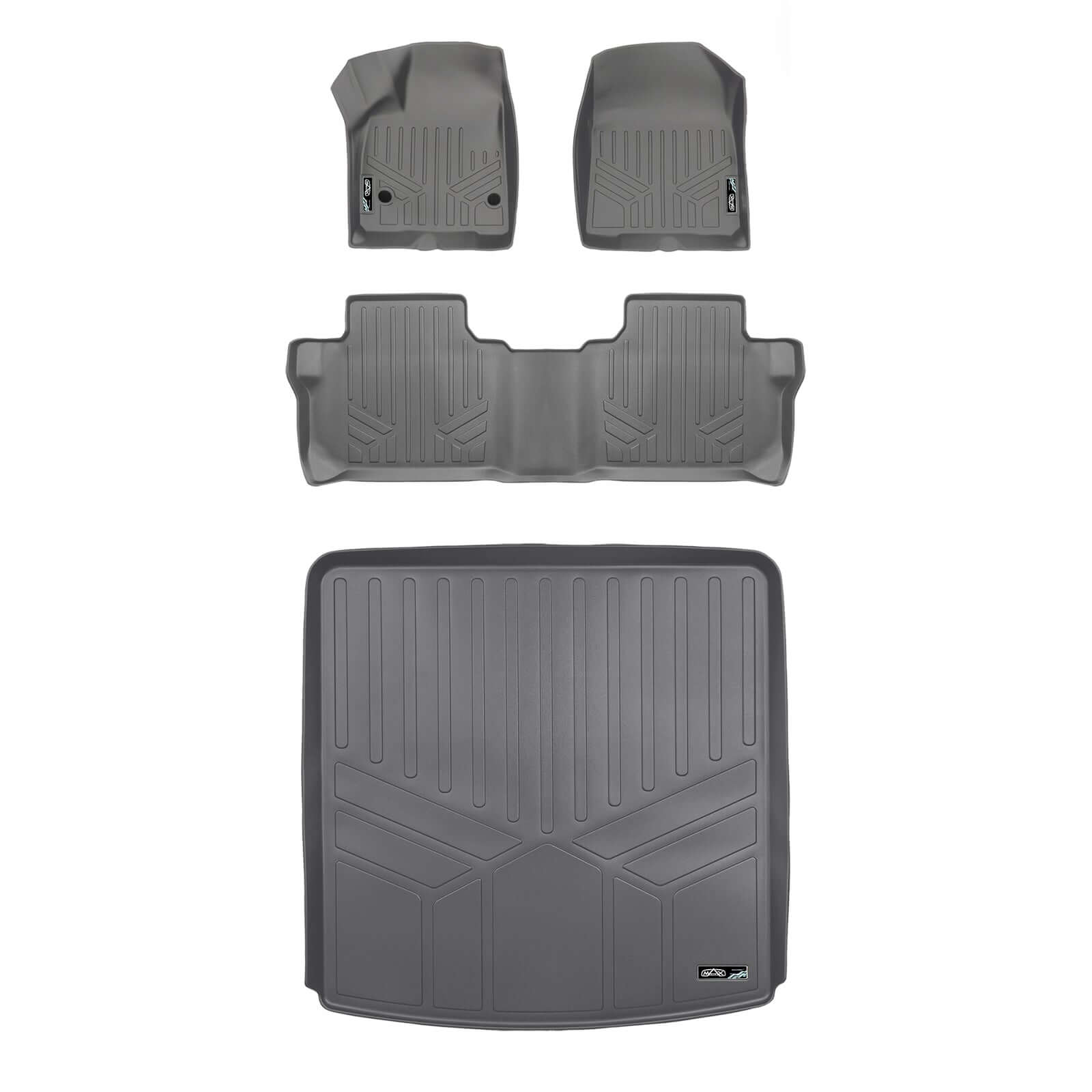 SMARTLINER Custom Fit Floor Liners For 2017-2023 GMC Acadia (7 Passenger) Smartliner USA