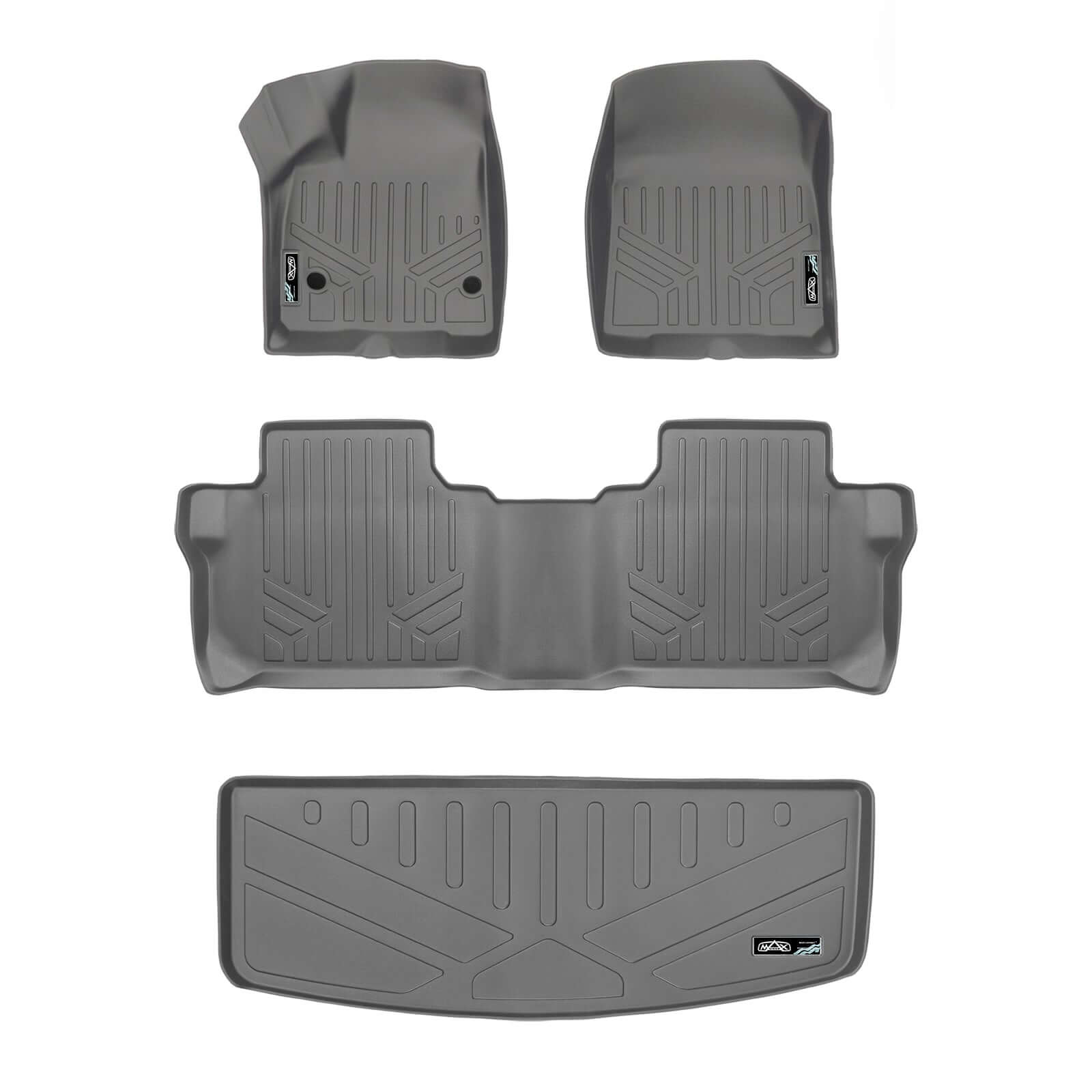 SMARTLINER Custom Fit Floor Liners For 2017-2023 GMC Acadia (7 Passenger) Smartliner USA