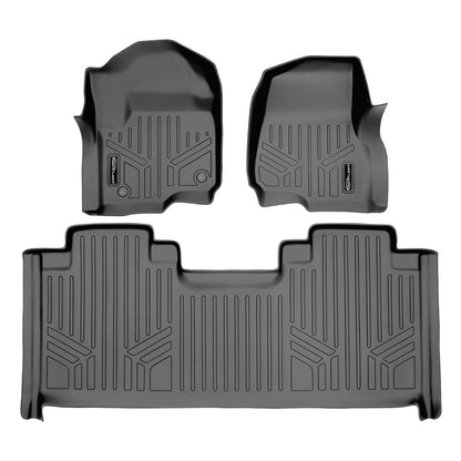 SMARTLINER Custom Fit Floor Liners For 2017-2025 Ford F-250/F-350 SuperCab with 1st Row Bucket Seats Smartliner USA