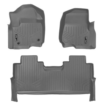 SMARTLINER Custom Fit Floor Liners For 2017-2025 Ford F-250/F-350 Super Duty Crew Cab with 1st Row Bucket Seats Smartliner USA