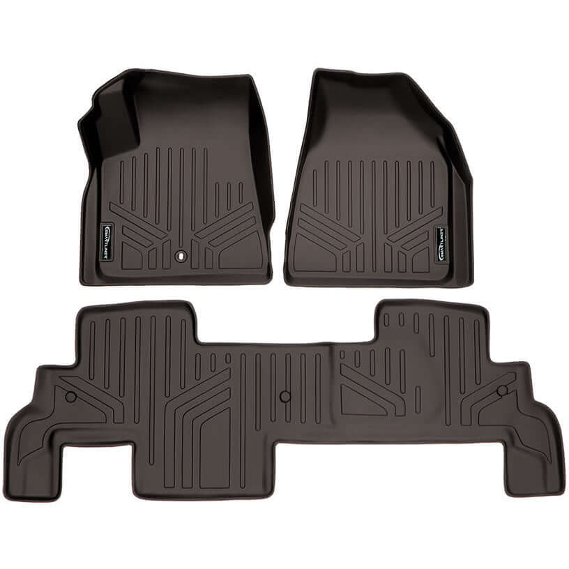 SMARTLINER Custom Fit Floor Liners For Traverse/Enclave/Acadia/Outlook (with 2nd Row Bench Seat) Smartliner USA