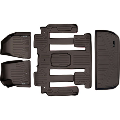 SMARTLINER Custom Fit Floor Liners For Traverse/Enclave with 2nd Row Bucket Seats Smartliner USA