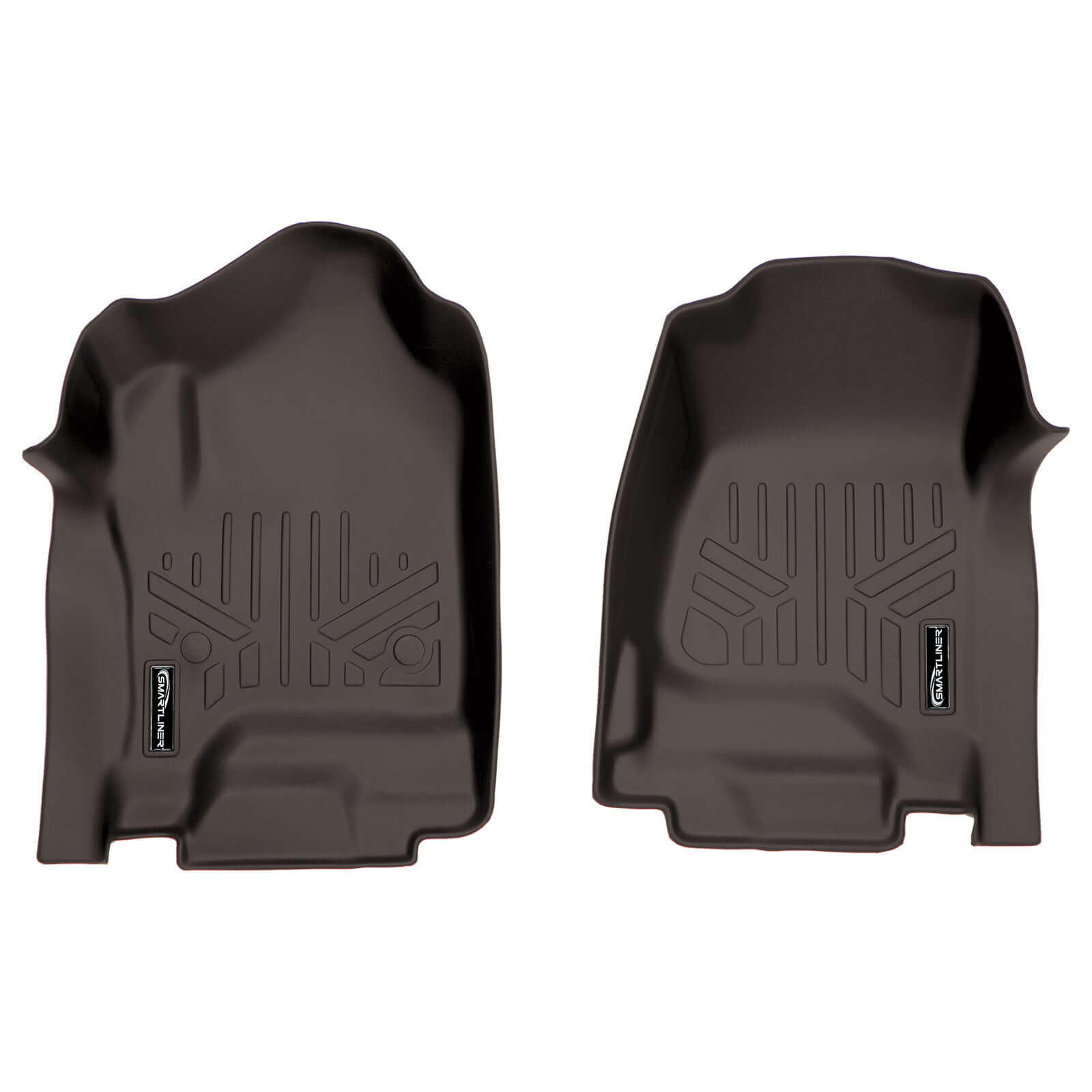 Smart Trim™ Custom Fit Floor Liners For 2015-2020 Cadillac Escalade with Second Row Bucket Seats Smartliner USA