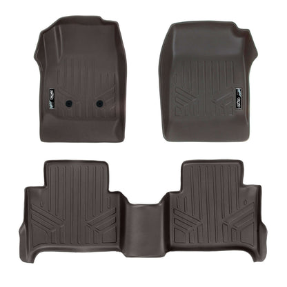 SMARTLINER Custom Fit Floor Liners For 2015-2022 Chevy Colorado Crew Cab / GMC Canyon Crew Cab Smartliner USA