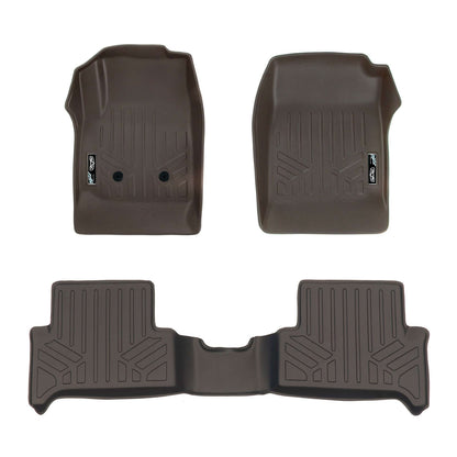 SMARTLINER Custom Fit Floor Liners For 2015-2022 Chevy Colorado Extended Cab / GMC Canyon Extended Cab Smartliner USA