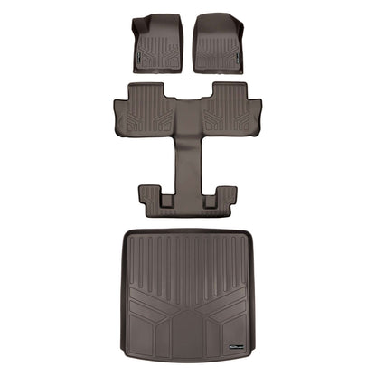 SMARTLINER Custom Fit Floor Liners For Black for 2020-2025 Cadillac XT6 Smartliner USA