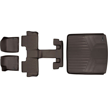 SMARTLINER Custom Fit Floor Liners For 2017-2023 GMC Acadia with 2nd Row Bucket Seats Smartliner USA