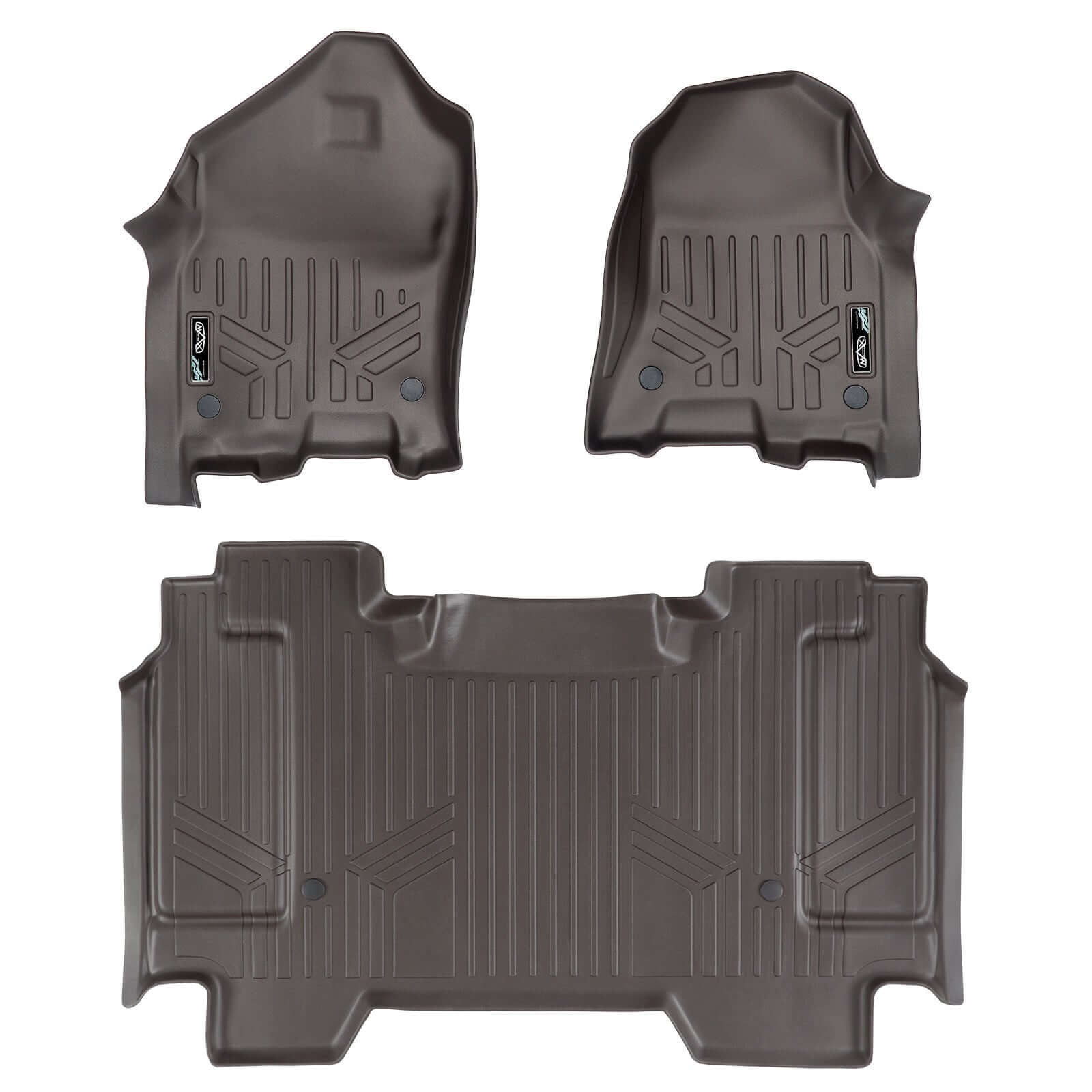 SmartCoverage™ Custom Fit Floor Liners For 2019-2024 Ram 1500 Crew Cab without Rear Underseat Storage Box Smartliner USA