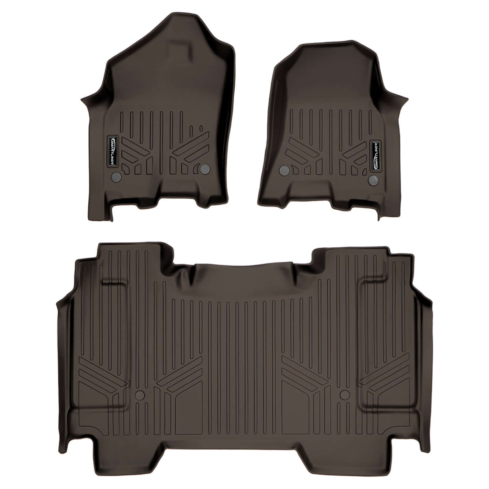 SmartCoverage™ Custom Fit Floor Liners For 2021-2024 Ram 1500 TRX without Rear Underseat Storage Box Smartliner USA
