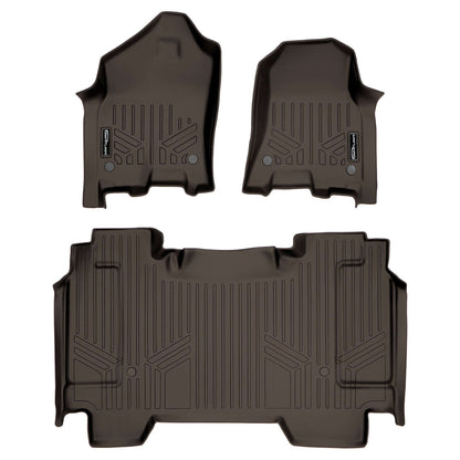 SmartCoverage™ Custom Fit Floor Liners For 2021-2024 Ram 1500 TRX without Rear Underseat Storage Box Smartliner USA