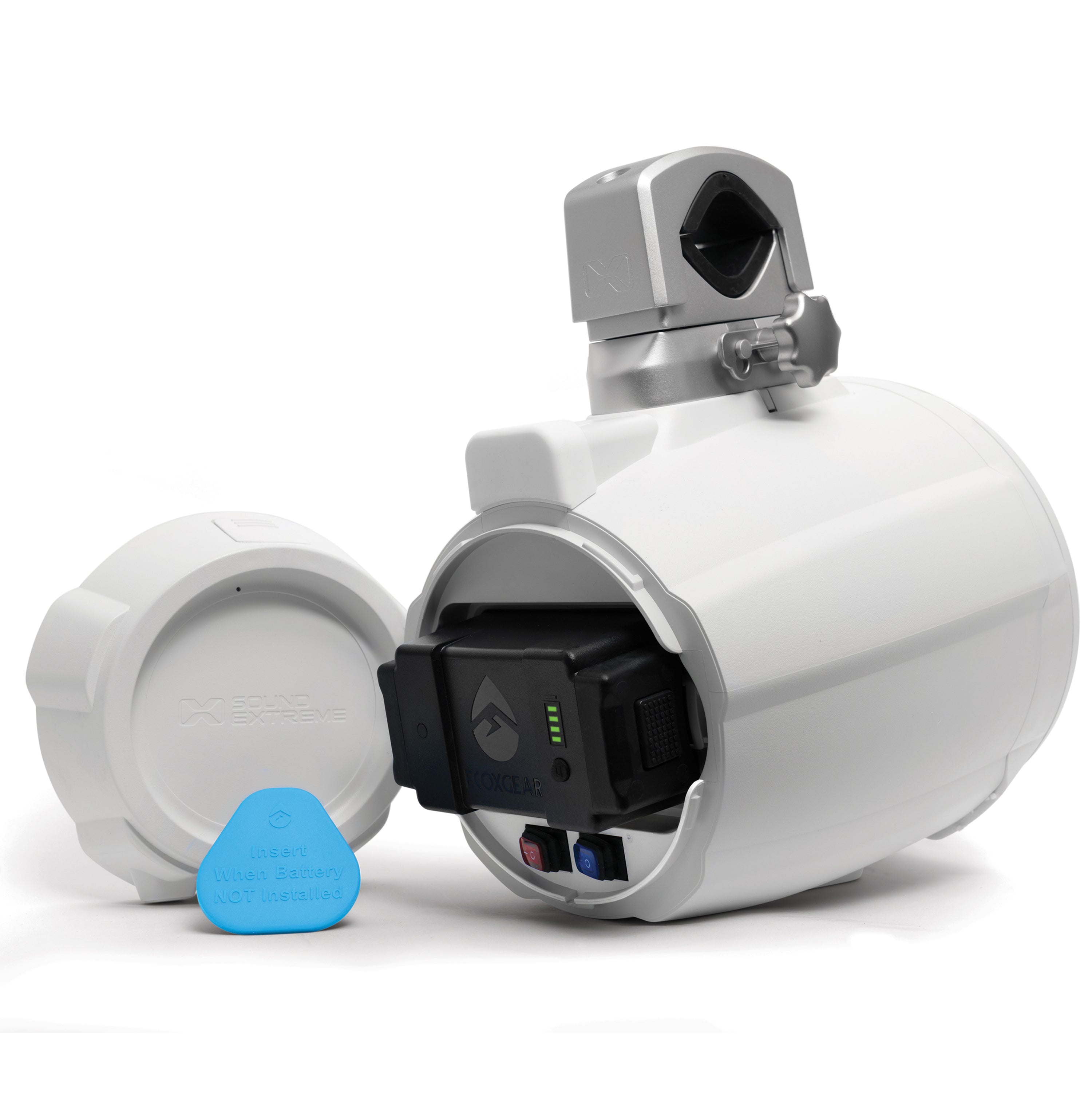 ExtremeTower Speakers TB8 -1 Battery Powered Bluetooth Amplified  + 1 Passive Tower Speaker SoundExtreme