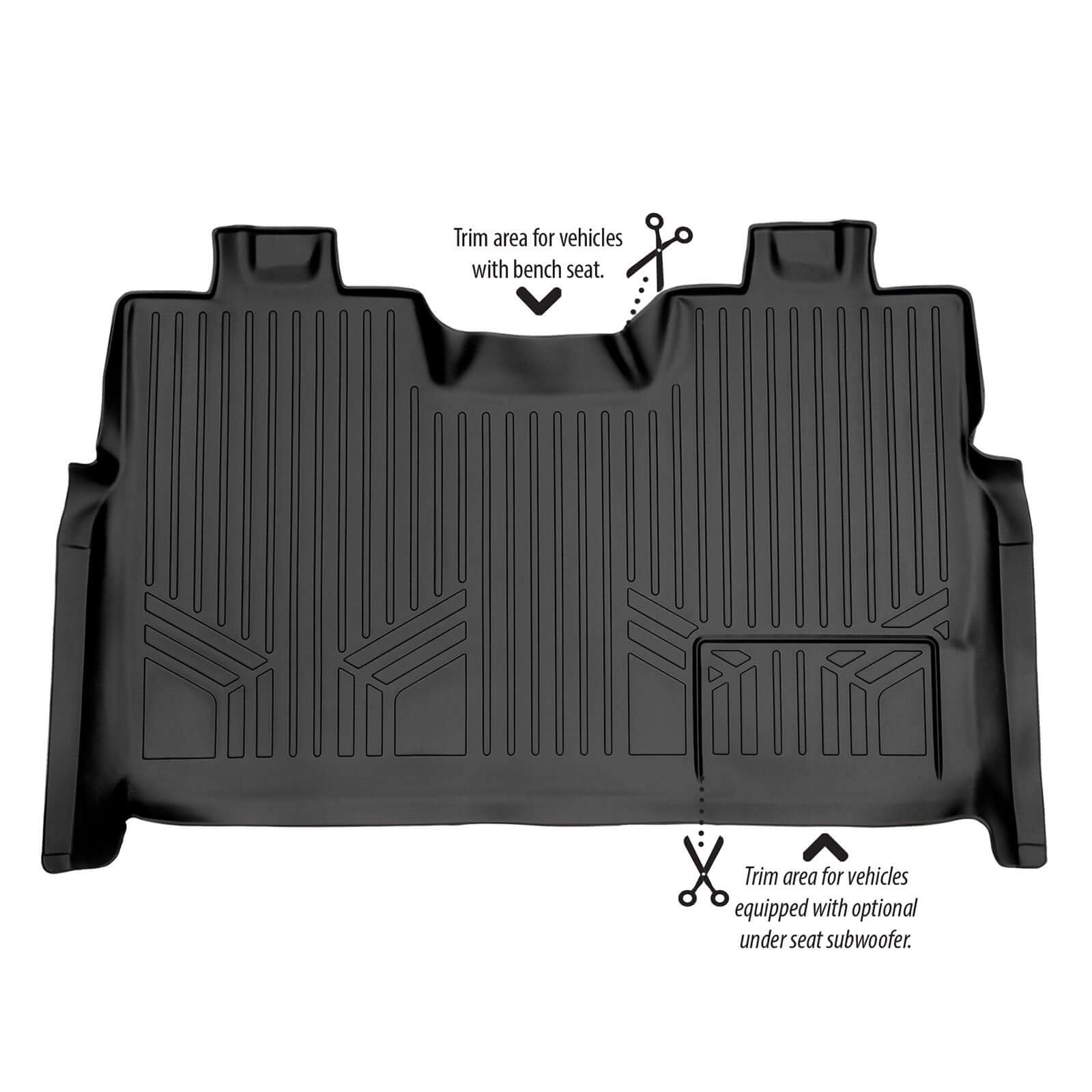 SMARTLINER Custom Fit Floor Liners For 2009-2010 Ford F-150 SuperCrew Cab Smartliner USA