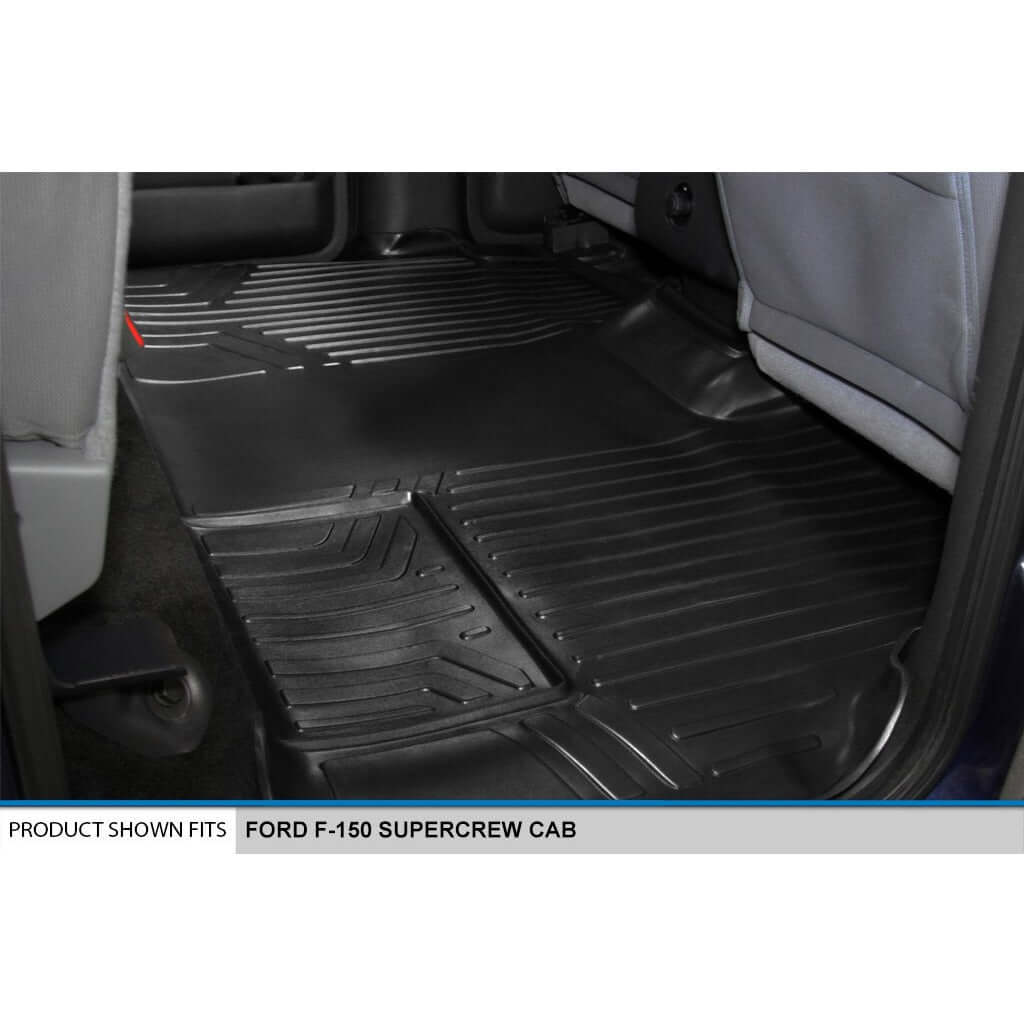 SMARTLINER Custom Fit Floor Liners For 2011-2014 Ford F-150 SuperCrew Cab Smartliner USA
