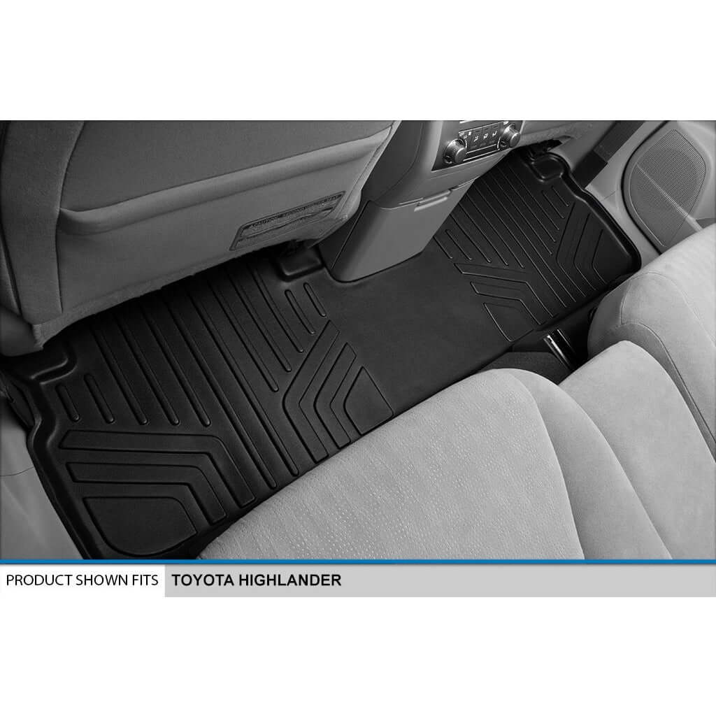 SMARTLINER Custom Fit Floor Liners For 2008-2013 Toyota Highlander (Hybrid Only) Smartliner USA