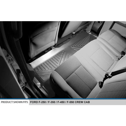 SMARTLINER Custom Fit Floor Liners For 2012-2016 F-250/F-350/F-450 Super Duty Crew Cab with Raised Drivers Side Pedal Smartliner USA