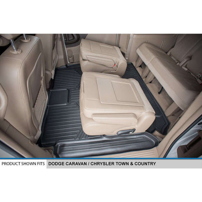 Smart Trim™ Custom Fit Floor Liners For 2008 2020 Caravan/Town & Country (Stow'n Go Only) Smartliner USA