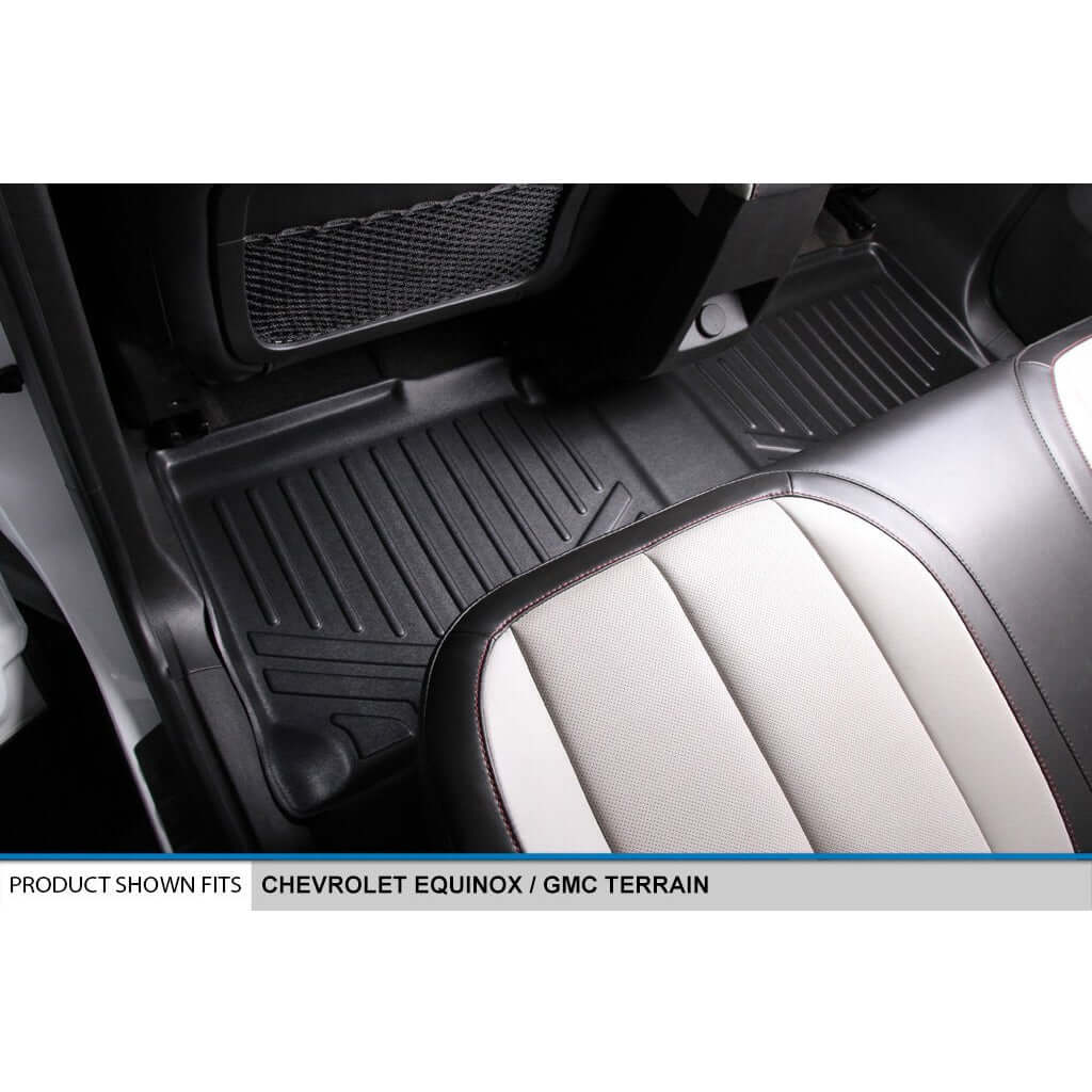 Smart Trim™ Custom Fit Floor Liners For 2010-2011 Equinox / Terrain (Dual Front Floor Hooks) Smartliner USA