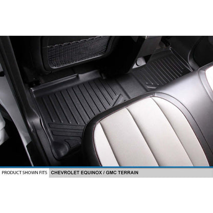 Smart Trim™ Custom Fit Floor Liners For 2011-2017 Chevy Equinox / GMC Terrain (with Dual Front Floor Posts) Smartliner USA