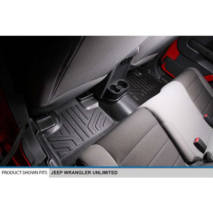 Smart Trim™ Custom Fit Floor Liners For 2007-2010 Jeep Wrangler Unlimited (4-Door) Smartliner USA