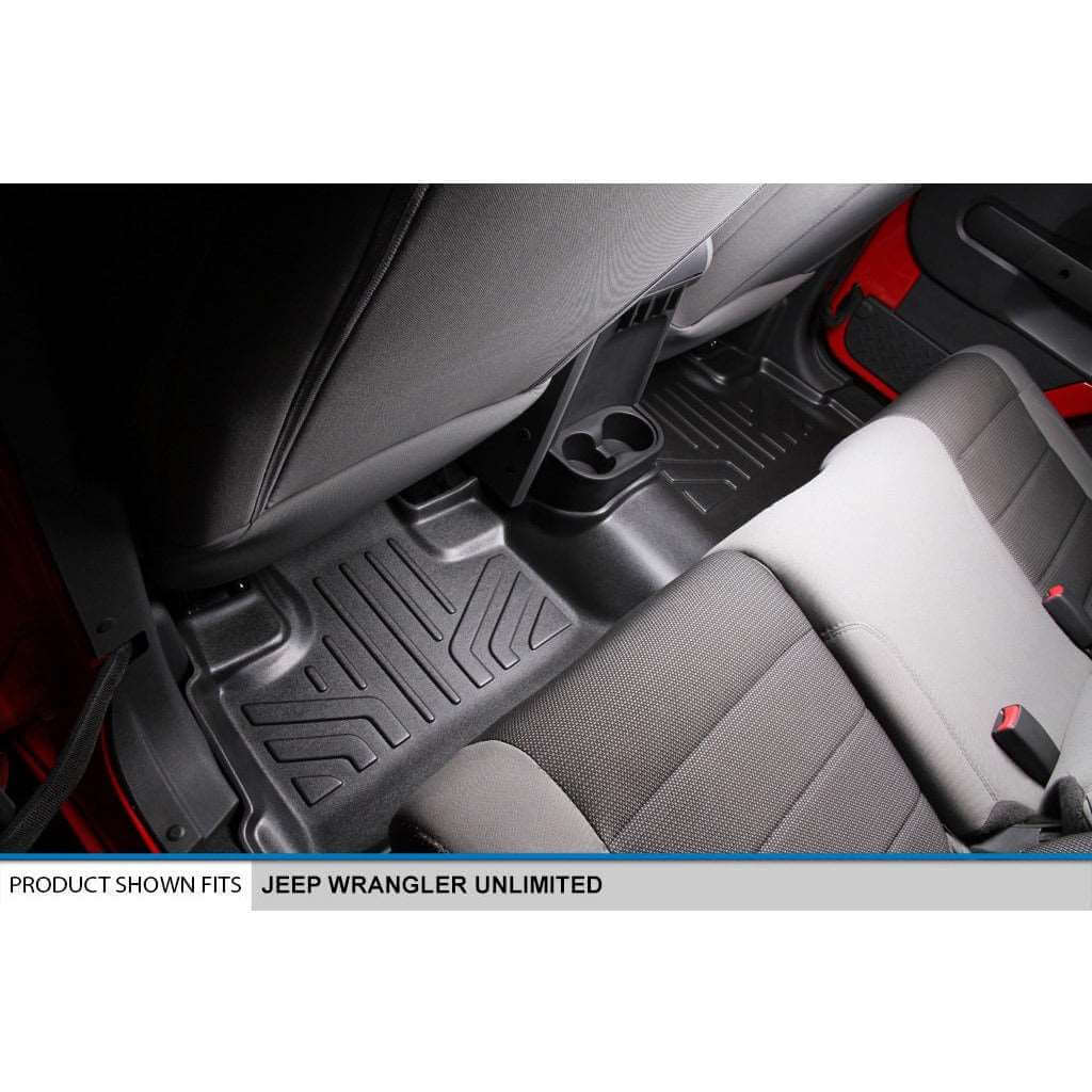 Smart Trim™ Custom Fit Floor Liners For 2007-2010 Jeep Wrangler Unlimited (4-Door) Smartliner USA