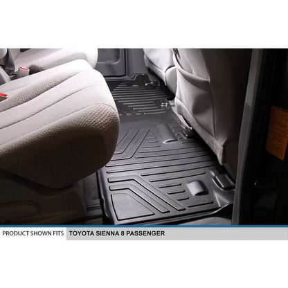 SMARTLINER Custom Fit Floor Liners For 2013-2020 Toyota Sienna (8 Passenger Model) Smartliner USA
