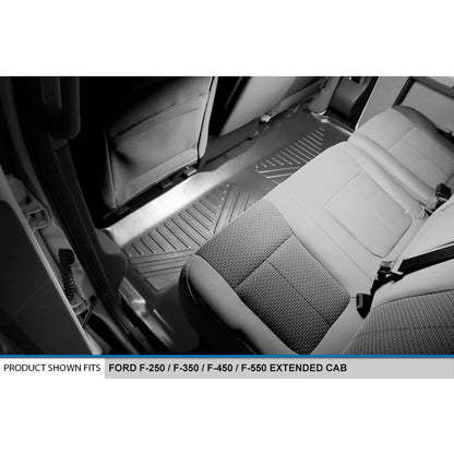 SMARTLINER Custom Fit Floor Liners For 2012-2016 Ford F-250/F-350 Super Duty SuperCab with Raised Drivers Side Pedal Smartliner USA