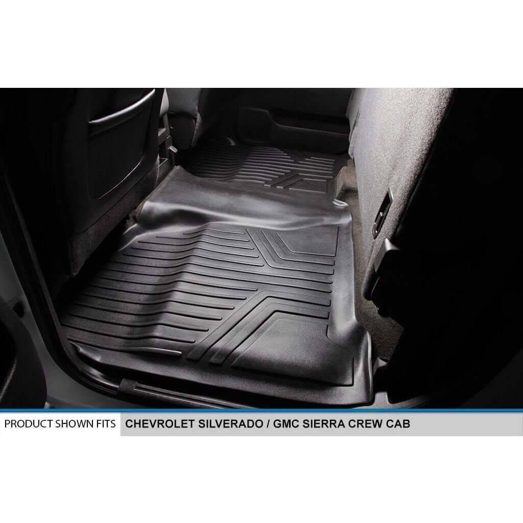 SmartCoverage™ Custom Fit Floor Liners For Crew Cab 2014-2018 Silverado/Sierra 1500 - 2015-2021 2500/3500 HD Smartliner USA