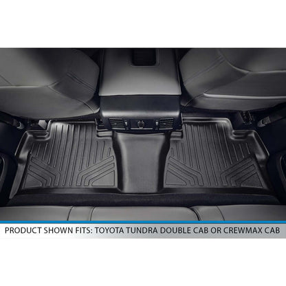 SMARTLINER Custom Fit Floor Liners For 2007-2021 Toyota Tundra CrewMax Cab Smartliner USA