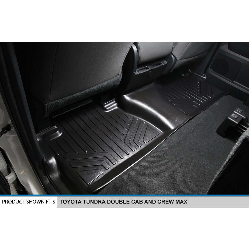 SMARTLINER Custom Fit Floor Liners For 2007 - 2021 Toyota Tundra Double Cab or CrewMax Cab Smartliner USA