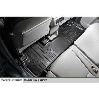 SMARTLINER Custom Fit Floor Liners For 2014-2019 Toyota Highlander with 2nd Row Bench Seat Smartliner USA