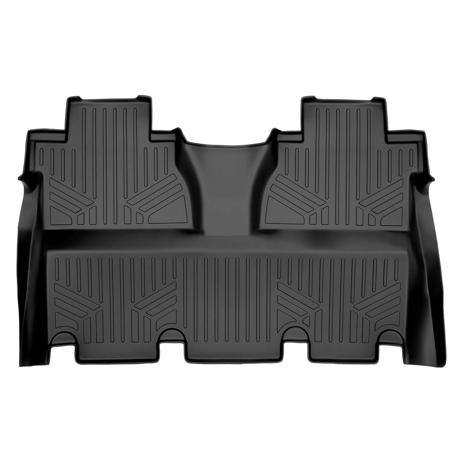 SMARTLINER Custom Fit Floor Liners For 2007-2021 Toyota Tundra CrewMax Cab (with Coverage Under 2nd Row Seat) Smartliner USA