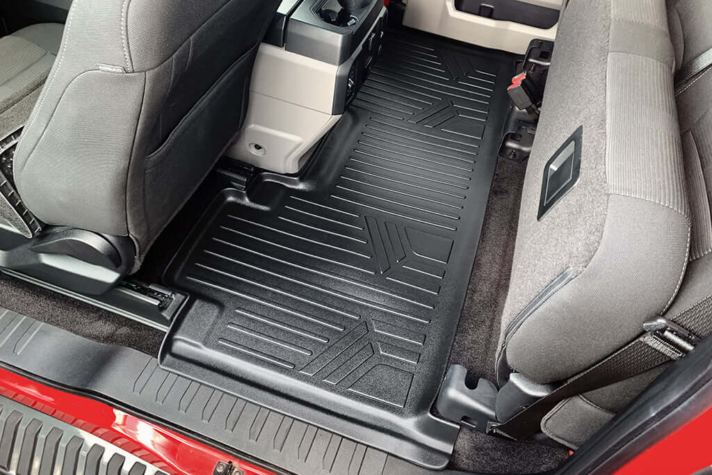 SMARTLINER Custom Fit Floor Liners For 2017-2025 SuperCab with Vinyl Flooring & Bucket Seats Smartliner USA