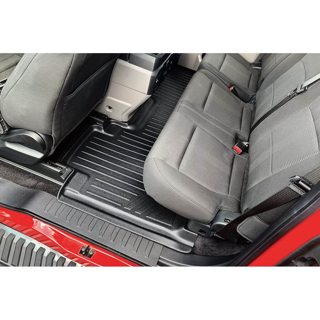 SMARTLINER Custom Fit Floor Liners For 2015-2025 Ford F-150 SuperCab with 1st Row Bucket Seats Vinyl Flooring Smartliner USA
