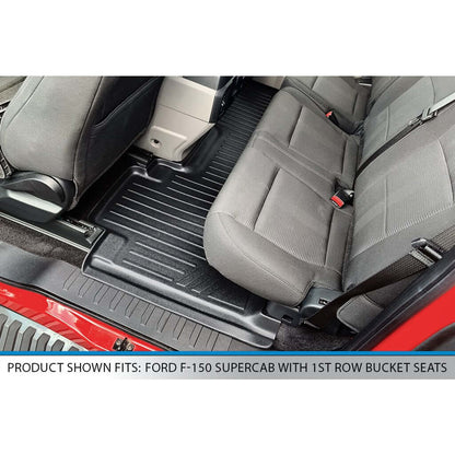 SMARTLINER Custom Fit Floor Liners For 2017-2025 Ford F-250/F-350 SuperCab with 1st Row Bucket Seats Smartliner USA