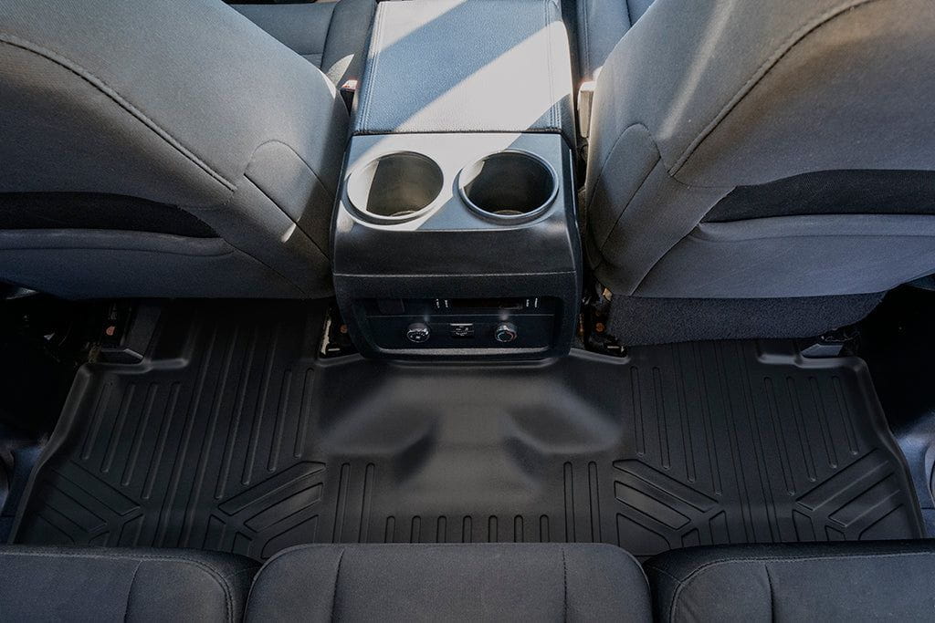 Smart Trim™ Custom Fit Floor Liners For 2007 - 2017 Ford Expedition EL/Lincoln Navigator L (with Console) Smartliner USA