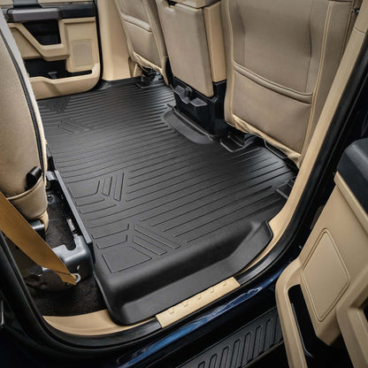 SmartCoverage™ Custom Fit Floor Liners For 2015-2025 Ford F-150 SuperCrew Cab with 1st Row Bench Seat (No OTH and no 2nd Row Underseat Storage) Smartliner USA