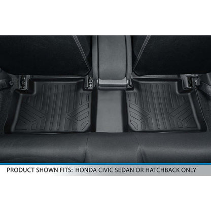 SMARTLINER Custom Fit Floor Liners For 2016-2021 Honda Civic Smartliner USA