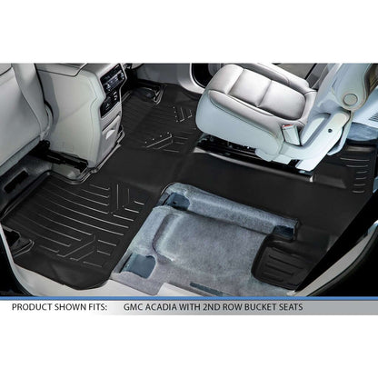 SMARTLINER Custom Fit Floor Liners For 2017-2023 GMC Acadia with 2nd Row Bucket Seats Smartliner USA